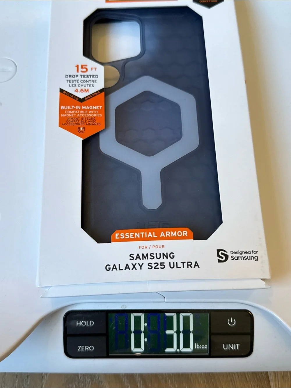 New UAG Urban Armor Gear Essential Armor Samsung Galaxy S25 Ultra Blue Case